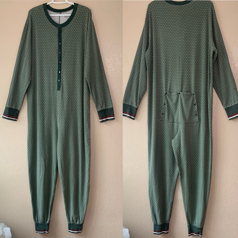 HEARTH & HAND With Magnolia Allover Fleck Long Sleeve Union Suit Size XL